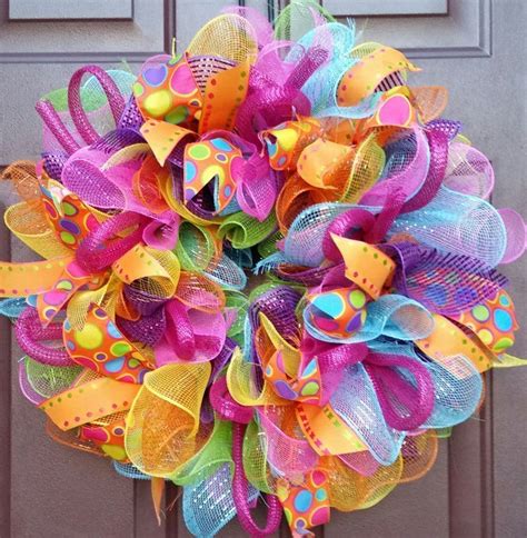 25 Best Ideas About Mesh Wreaths Summer On Pinterest