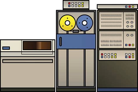 Mainframe Computer Illustrations Illustrations Royalty Free Vector