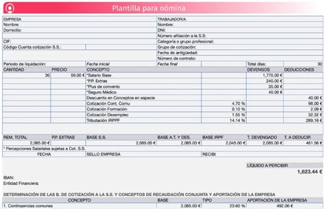 Obtén Una Plantilla De Nómina Descarga Gratis Factorial