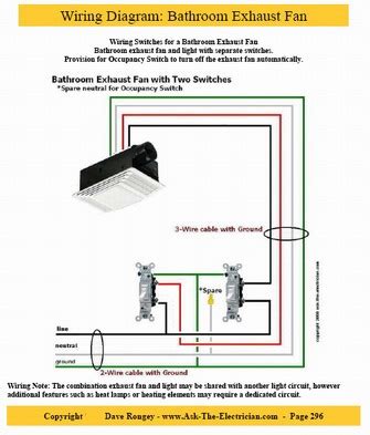 I recently bought the panasonic whisper thing bathroom vent fan with a light and night light. Guide to Home Electrical Wiring: Fully Illustrated ...
