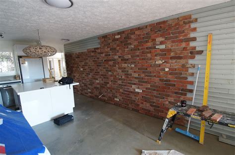 Brick Veneer Feature Wall Heazlewood Tiling And Cladding Service