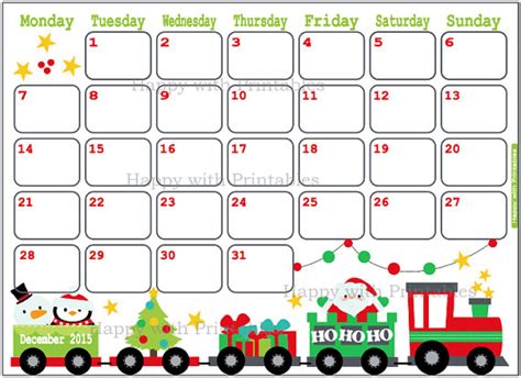 7 Best Images Of 8 X 11 Printable Calendar 2015 Dec December 2015