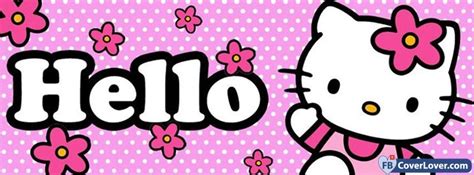 Hello Kitty 13 Anime And Cartoons Facebook Cover Maker