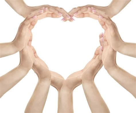 Hands Make Heart Shape Stock Photo By ©kroomjai 29908361