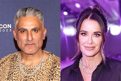 Reza Farahan Kyle Richards Feud Update At Bravocon 2023 The Daily Dish