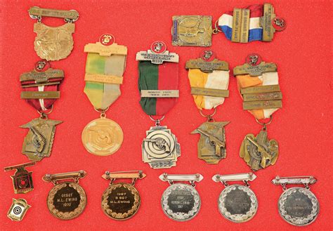 Lot Detail Large Lot Of Civilian And Marine Corps Shooting Medals