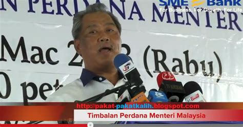 Muhyiddin was born as mahiaddin bin md. Pakat-Pakat Kalih: VIDEO: Muhyiddin Yassin FITNAH Anwar ...