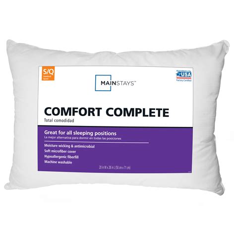 Mainstays Comfort Complete Bed Pillow Standardqueen Ph