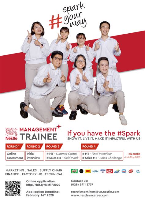 This programme provides management trainees with real immersive learning experience to equip 10. Nestlé VN - Nestlé Management Trainee Program 2020
