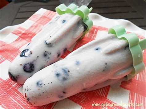 Blueberry Sour Cream Popsicles Recipe Chefthisup