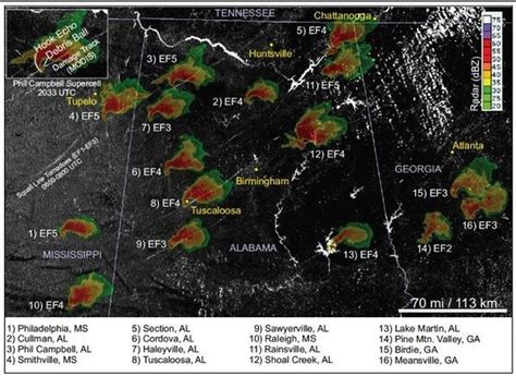 April 27 2011 Tornadoes In Alabama A By The Numbers Look At Day Of