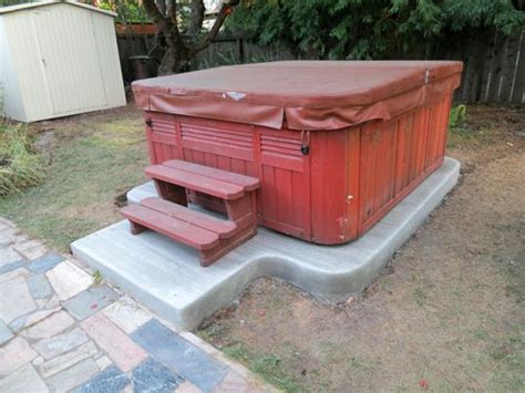 Diy Concrete Hot Tub Pad Spa Pad Ready For Concrete Pour Resized