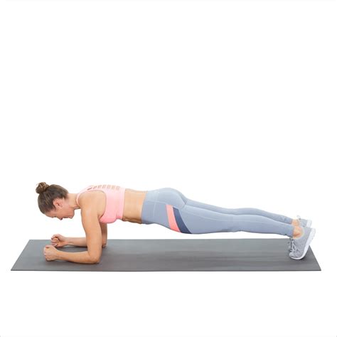 Core Work Elbow Plank Bodyweight Workout For Travel Popsugar