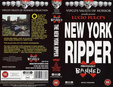 the vipco blog vip087 the new york ripper lucio fulci 1982