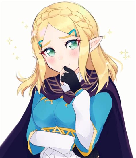 Short Haired Zelda From Breath Of The Wild By Sweetie Cyanide Princess Zelda Art Zelda Art