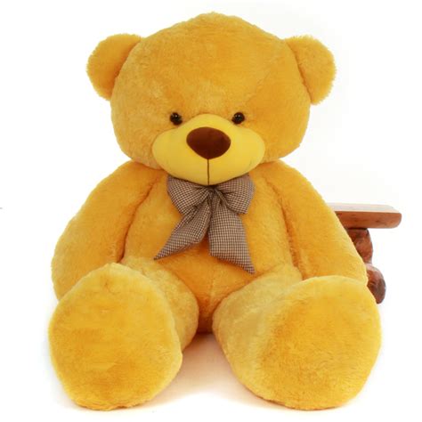 6ft Life Size Yellow Teddy Bear Daisy Cuddles Giant Teddy Brand