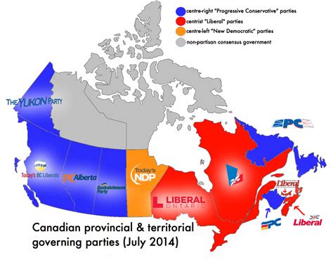 Canada Political Map Provinces