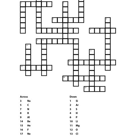 Printable Crossword Puzzle With Answer Key Printable Crossword Puzzles