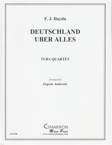 Download and print in pdf or midi free sheet music for deutschland, deutschland uber alles arranged by xollix for soprano, tenor, alto, bass (choral). Deutschland Uber Alles Sheet Music by Eugene Anderson (SKU ...