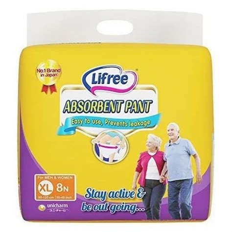 Lifree Absorbent Pant Extra Large Adult Diaper Packaging Type Packet