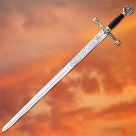 Silver and Gold Excalibur by Marto | Museum Replicas