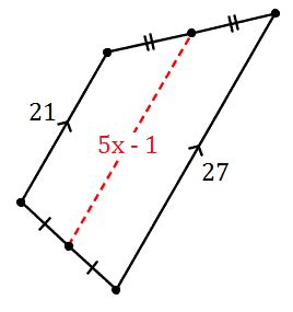 More images for how to find midsegment of trapezoid » Properties of Trapezoids and Kites | Wyzant Resources
