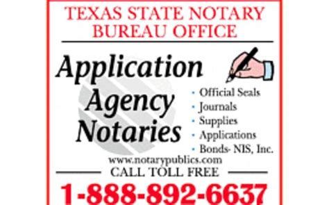 Notary Public Application By Texas State Notary Bureau Notary Public