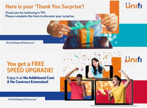 More than 500,000 unifi customers will get to enjoy upgrade up to 100mbps. Unifi Speed Upgrade Is Here: Comes In The Form Of "Thank ...