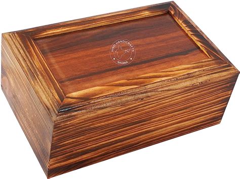 Hind Handicrafts Wooden Box Funeral Cremation Urns For Human Ashes