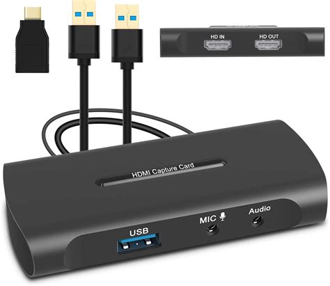 Capture Card Audio Video Capture Card 4k 1080p 60fps Hdmi To Usb3 0 Game Capture
