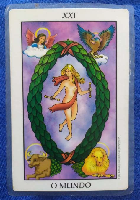 Carta O Mundo Tarot