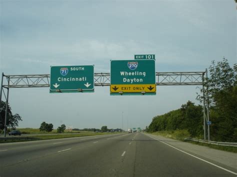 Okroads Interstate 71 Ohio Southbound Interstate 270 To Us 35