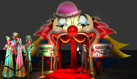 Circus Theme Set Design By Bryan T At