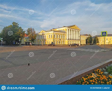 Central Square In Kostroma Called Skovoroda Russia Editorial Stock