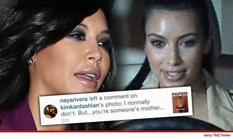 Naya Rivera Shots Fired Over Kim Kardashian Ass Photo