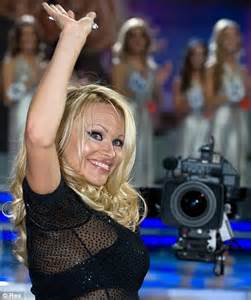 Pamela Anderson Joins Panel At Miss Ukraine Beauty Pageant Daily Mail