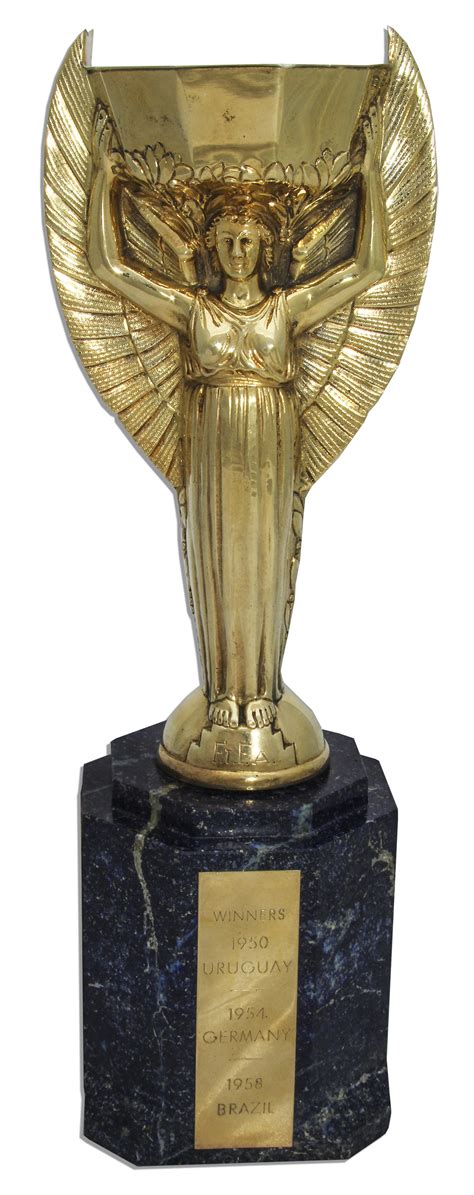 Lot Detail Rare Jules Rimet Fifa World Cup Trophy From 1970