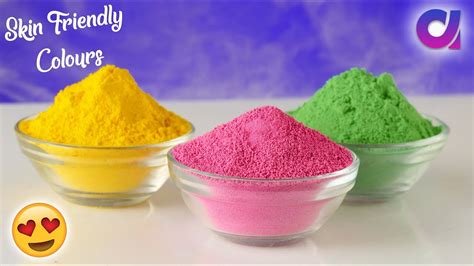 How To Make Skin Friendly Holi Powder At Home Artkala Youtube