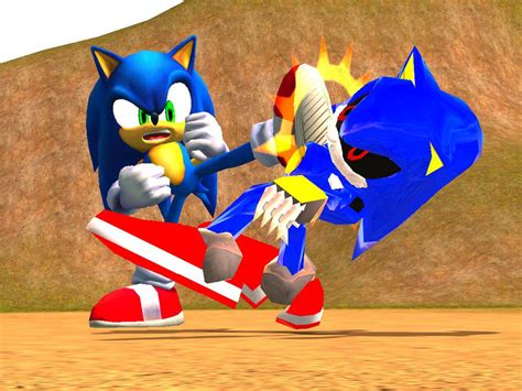 Sonic Vs Metal Sonic By Supersmashbrosgmod On Deviantart