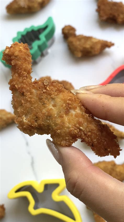Easy Healthy Dinosaur Chicken Nuggets Sauced Up Foods