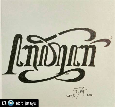 Gambar Tulisan Arab Jawa