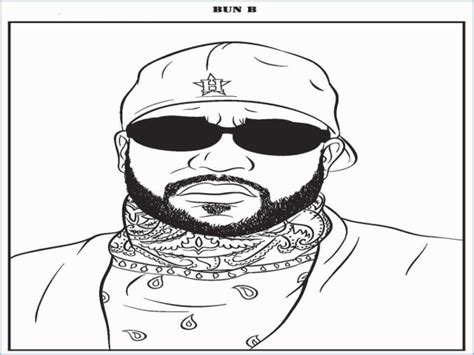 Amazing Picture of Rapper Coloring Pages - birijus.com