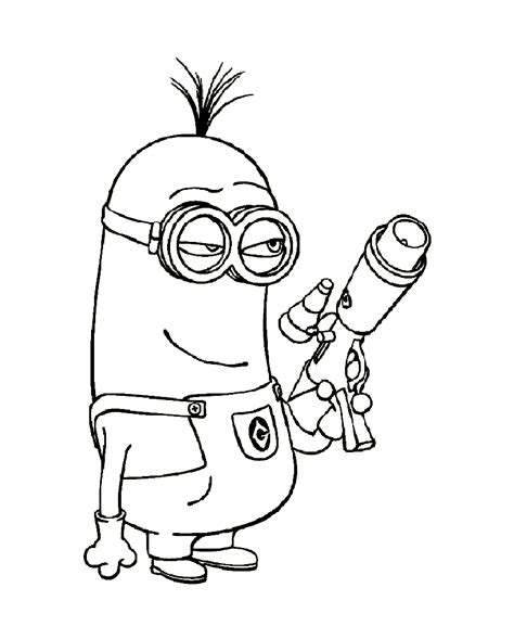 Despicable Me Coloring Pages For Kids Despicable Me Kids Coloring Pages