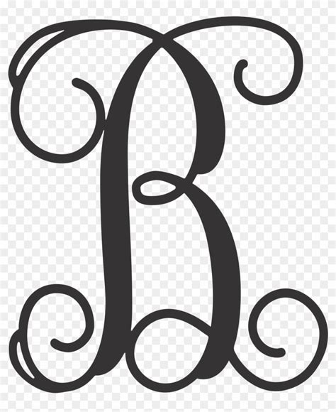 A Fancy Monogram Font A Vine Monogram Letter Letter A Swirl Monogram A