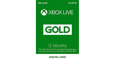 Microsoft Xbox Live Gold Card 12 Months Prices