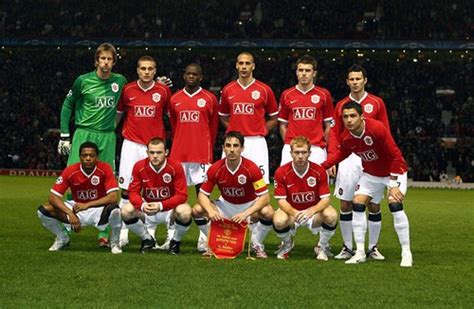 Medium original nike white adults man utd top. Manchester United: 2007-2008 Kadro