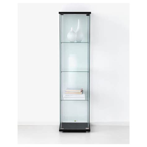 Detolf Glass Door Cabinet Black Brown 16 3 4x64 1 8 Ikea