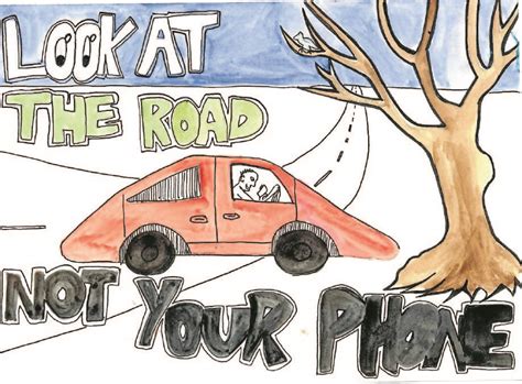 Road background road construction road safety road bike dirt road isometric road road runner car road road texture country road brick road desert road road block. Madeline wins road safety poster comp | Forbes Advocate ...