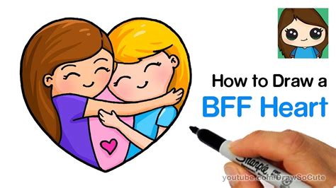 Maybe you would like to learn more about one of these? How to Draw Best Friends Forever Heart Easy - YouTube ...