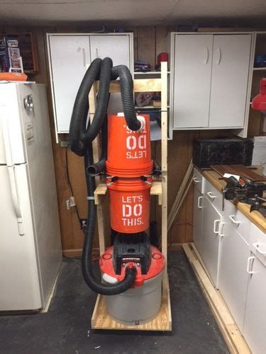 I also did not think i needed the capabi… Vertical Shop Vac Cart - DIY dust collector - small shop ...